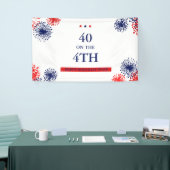 四十7月4日誕生日花火カスタム大会 横断幕 (トレードショー)