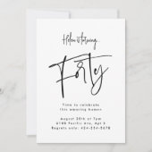 四十 招待状 (正面)