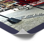 四半フランスの期 |色の乳母車に乗る ポスター (角)