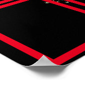 四半期ごとの写真ディスプレイの従業員 ポスター (角)