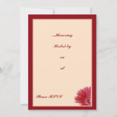 四半期デイジー 招待状 (裏面)