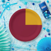 四半期ブロックカスタムパーティー紙プレート ペーパープレート (パーティー)