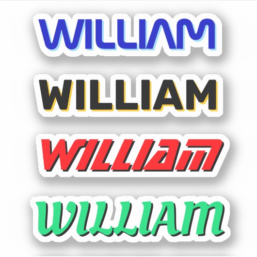 四名前をカスタムする懸命帽子シール シール (正面)