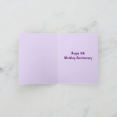 四周年記念花果実葡萄 カード (内部)