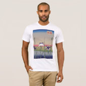 四国の地図 Tシャツ (正面フル)