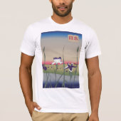 四国日本地図 Tシャツ (正面)