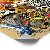 四天動物 ポスター (角)