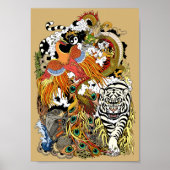 四天動物 ポスター (正面)