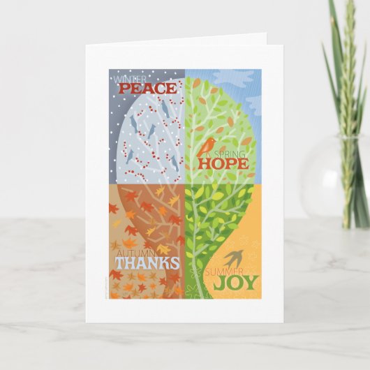 四季のグリーティングカード シーズンカード (正面)