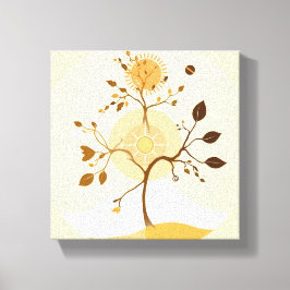 四季のミニマル表現 キャンバスプリント