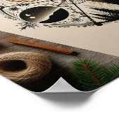 四季のミニマル表現 ポスター (角)