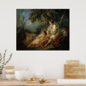 四季の夏 – Fransois Boucher ポスター (キッチン)