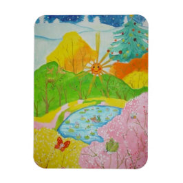 四季の幸せ マグネット