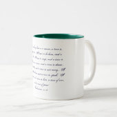 「四季の移り変わり」コーヒーマグ ツートーンマグカップ (正面右)