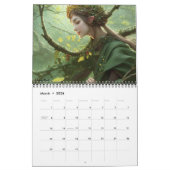 四季の精霊 カレンダー (3月 2026)