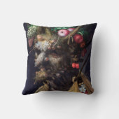 四季を一面四季に迎えるアルカンボルド クッション (裏面)