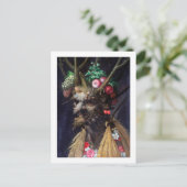 四季を一面四季に迎えるアルカンボルド ポストカード (スタンド正面)