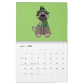 四季を通じてのおしゃれ カレンダー (3月 2026)