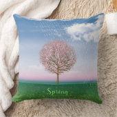 四季デザイン春。 クッション (ブランケット)