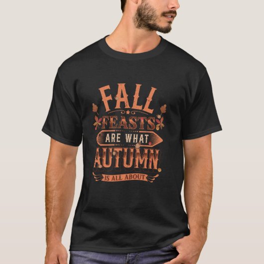 四季折々の楽しみにふける秋のフェスティバル|過去記事 Tシャツ (正面)
