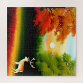 四季折々の水彩 – 秋の夏 ジグソーパズル (横)