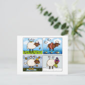 四季折々の絵葉書 ポストカード (スタンド正面)