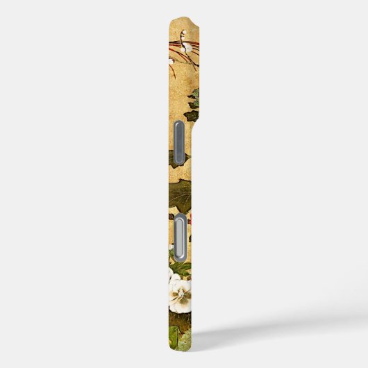 四季折々の花の斉藤一浦アジアンアート Case-Mate iPhoneケース (裏面 / 右)