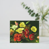 四季折々の花束！ ポストカード (スタンド正面)