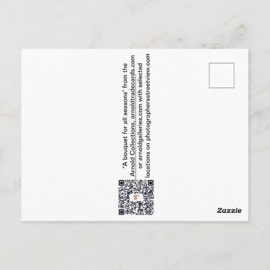 四季折々の花束！ ポストカード (裏面)