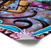 四季折々 – 縦型複合 ポスター (角)