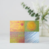 「四季」はがき ポストカード (スタンド正面)