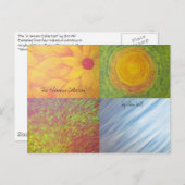 「四季」はがき ポストカード (正面/裏面)