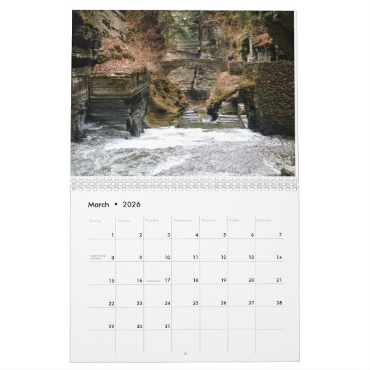 四季 カレンダー (3月 2026)