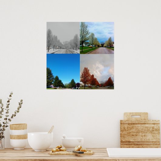 四季 ポスター (キッチン)