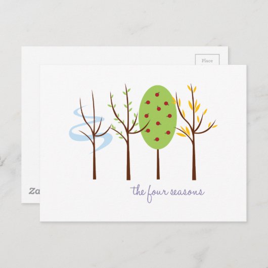 四季 ポストカード (正面/裏面)