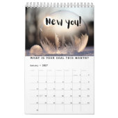 四季-冬、春、夏、秋 カレンダー (1月 2027)