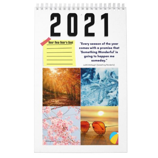 四季-冬、春、夏、秋 カレンダー (カバー)