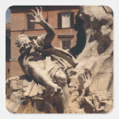 四川の泉 スクエアシール (正面)