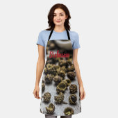 四川コショウ中国の料理 エプロン (着用した状態)