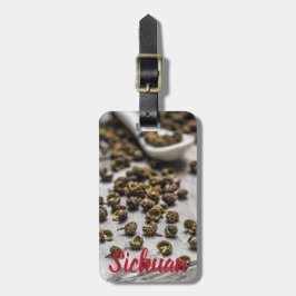 四川コショウ中国の料理 ラゲッジタグ