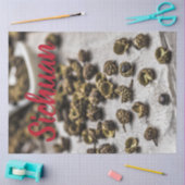 四川コショウ中国の料理 薄葉紙 (クラフト)