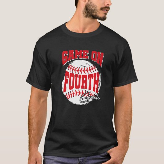 四年生の試合新学期 Tシャツ (正面)