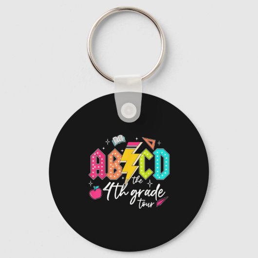 四年生ツアーペンシル稲妻ロックボーイズ キーホルダー (正面)