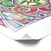 四手曼荼羅 フォトプリント            (角)