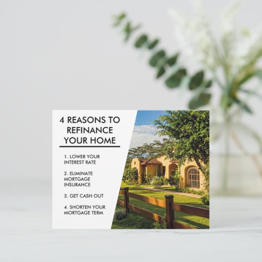 四抵当会社の再融資の理由 ポストカード (スタンド正面)