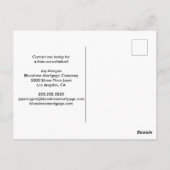 四抵当会社の再融資の理由 ポストカード (裏面)