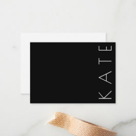四文字白黒チミニマルック ノートカード