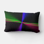 四方向幾何学的波装飾用クッション ランバークッション (裏面)