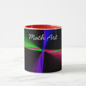 四方幾何学的波コーヒーマグ マグカップ (中央)