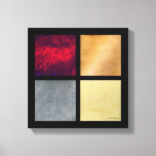 四方形001 キャンバスプリント (正面)